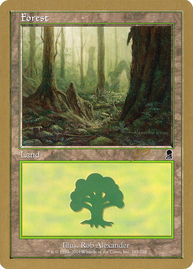Forest (rl348) (Raphael Levy) [World Championship Decks 2002] | Jack's On Queen