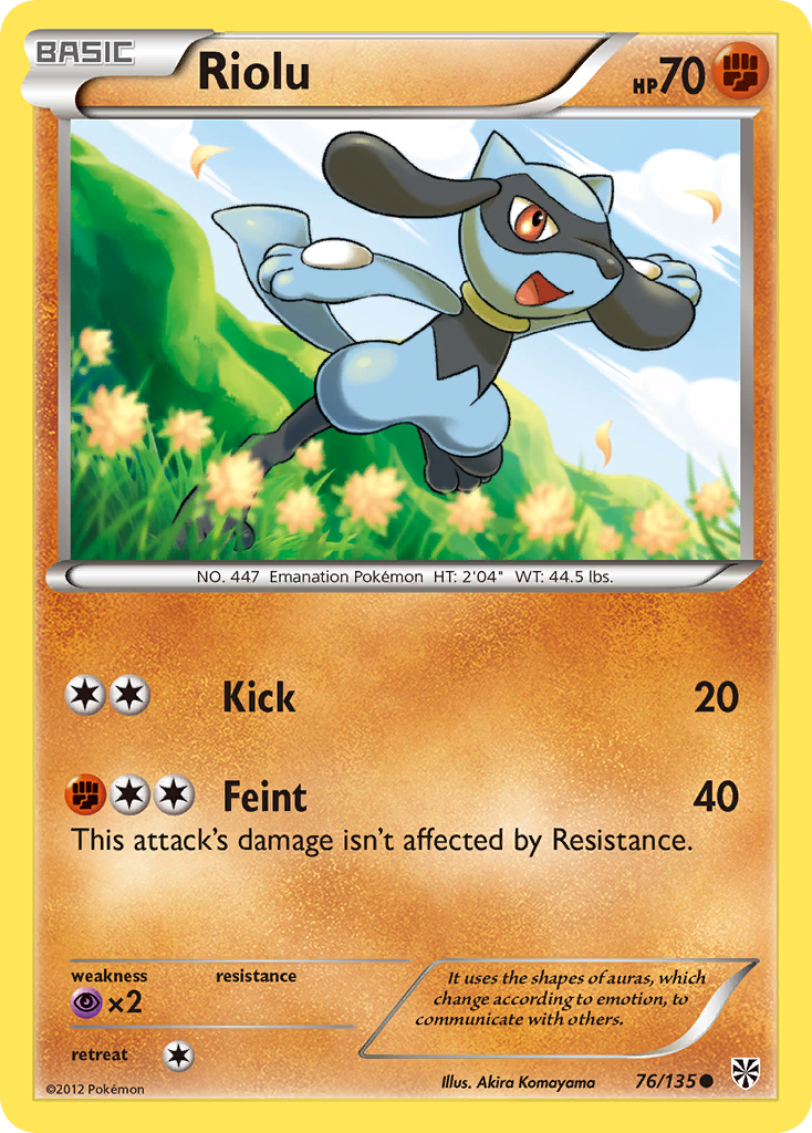 Riolu (76/135) [Black & White: Plasma Storm] | Jack's On Queen