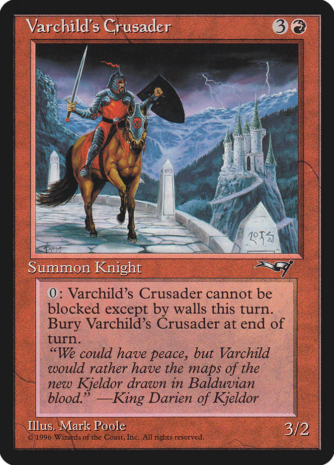 Varchild's Crusader (Brown Horse) [Alliances] | Jack's On Queen