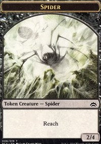 Spider // Saproling Double-sided Token [Planechase Anthology Tokens] | Jack's On Queen