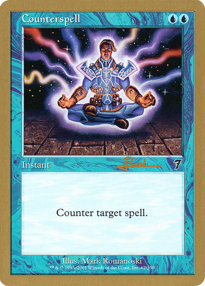 Counterspell (Antoine Ruel) (7ED) [World Championship Decks 2001] | Jack's On Queen