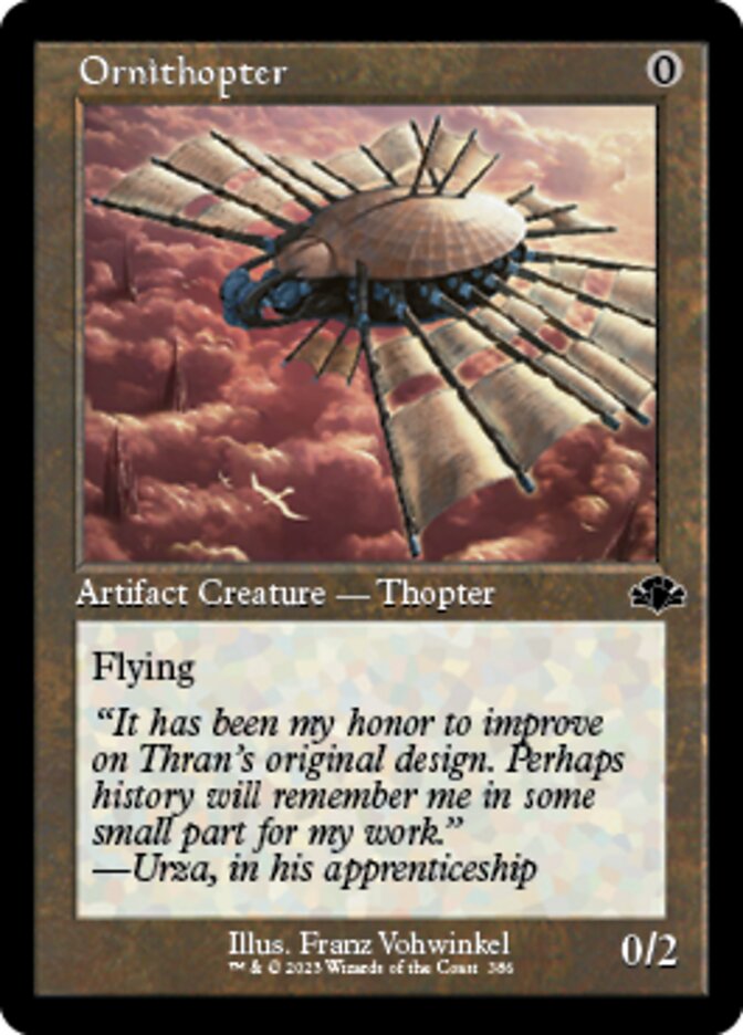 Ornithopter (Retro) [Dominaria Remastered] | Jack's On Queen