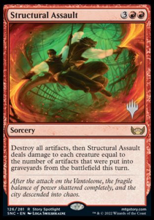 Structural Assault (Promo Pack) [Streets of New Capenna Promos] | Jack's On Queen