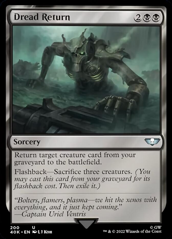 Dread Return (Surge Foil) [Universes Beyond: Warhammer 40,000] | Jack's On Queen