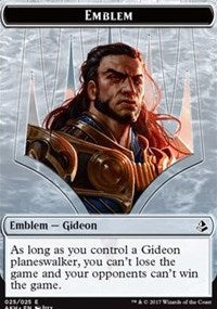 Emblem - Gideon of the Trials // Zombie Token [Amonkhet] | Jack's On Queen
