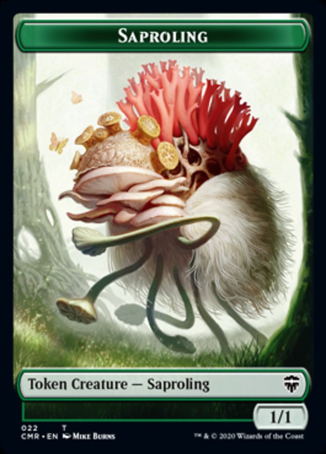 Illusion // Saproling Token [Commander Legends Tokens] | Jack's On Queen