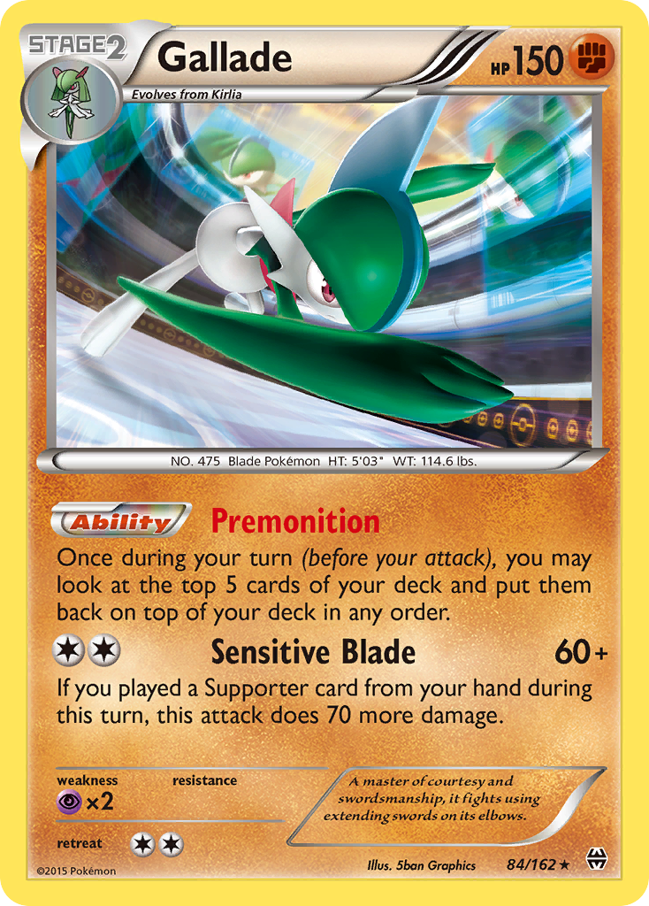 Gallade (84/162) [XY: BREAKthrough] | Jack's On Queen