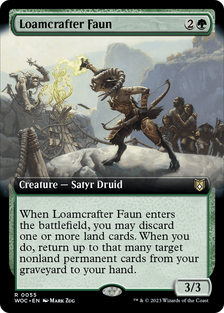 Loamcrafter Faun (Extended Art) [Wilds of Eldraine Commander] | Jack's On Queen