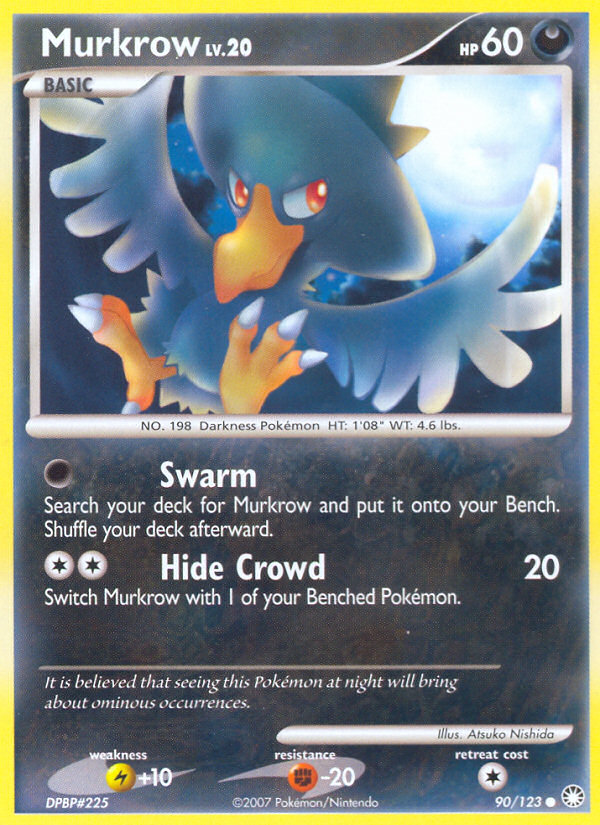 Murkrow (90/123) [Diamond & Pearl: Mysterious Treasures] | Jack's On Queen