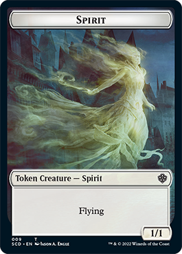 Bird // Spirit Double-Sided Token [Starter Commander Decks] | Jack's On Queen