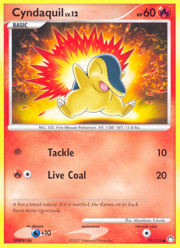 Cyndaquil (79/123) [Diamond & Pearl: Mysterious Treasures] | Jack's On Queen