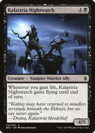 Kalastria Nightwatch [Battle for Zendikar] | Jack's On Queen