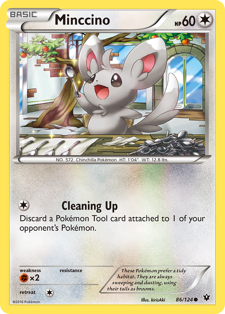 Minccino (86/124) [XY: Fates Collide] | Jack's On Queen