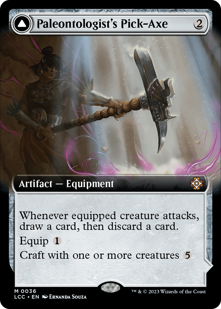 Paleontologist's Pick-Axe (Extended Art) [The Lost Caverns of Ixalan Commander] | Jack's On Queen