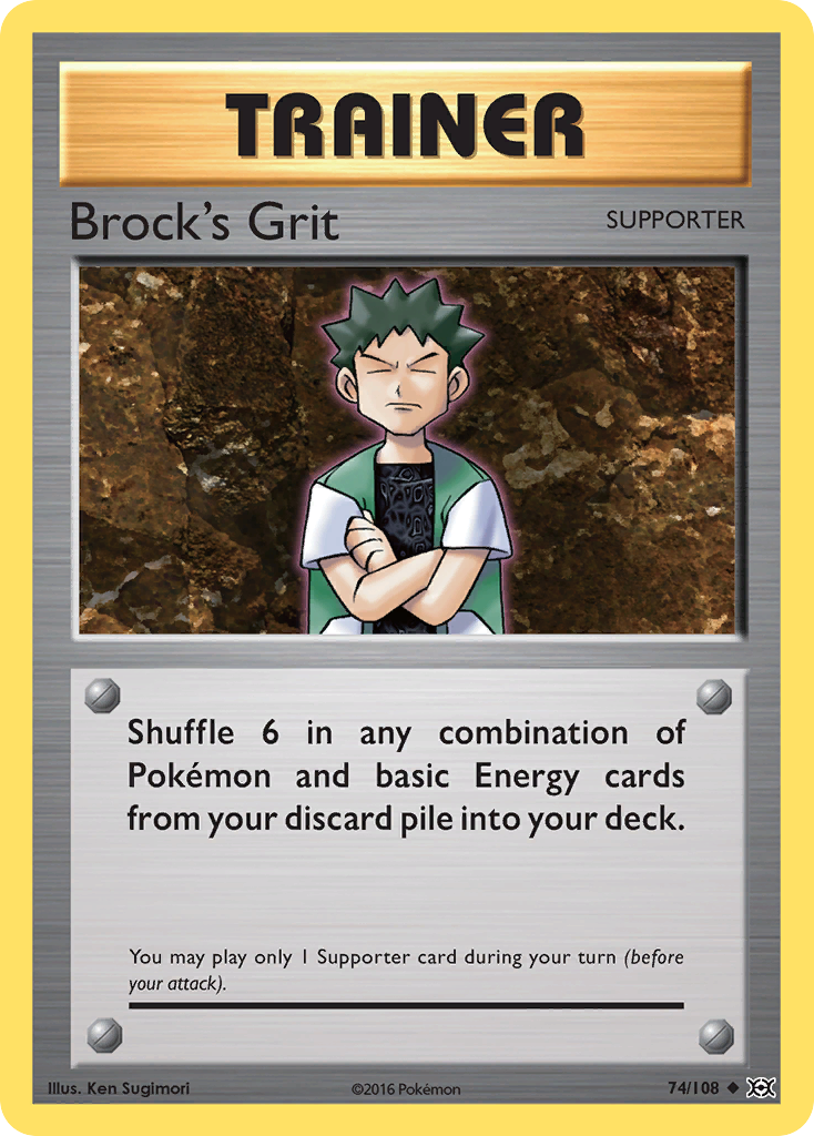 Brock's Grit (74/108) [XY: Evolutions] | Jack's On Queen