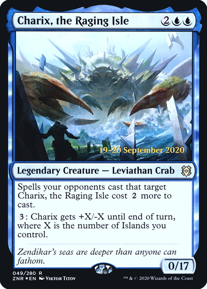 Charix, the Raging Isle  [Zendikar Rising Prerelease Promos] | Jack's On Queen