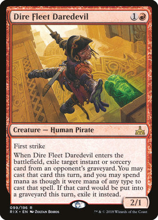 Dire Fleet Daredevil [Rivals of Ixalan] | Jack's On Queen