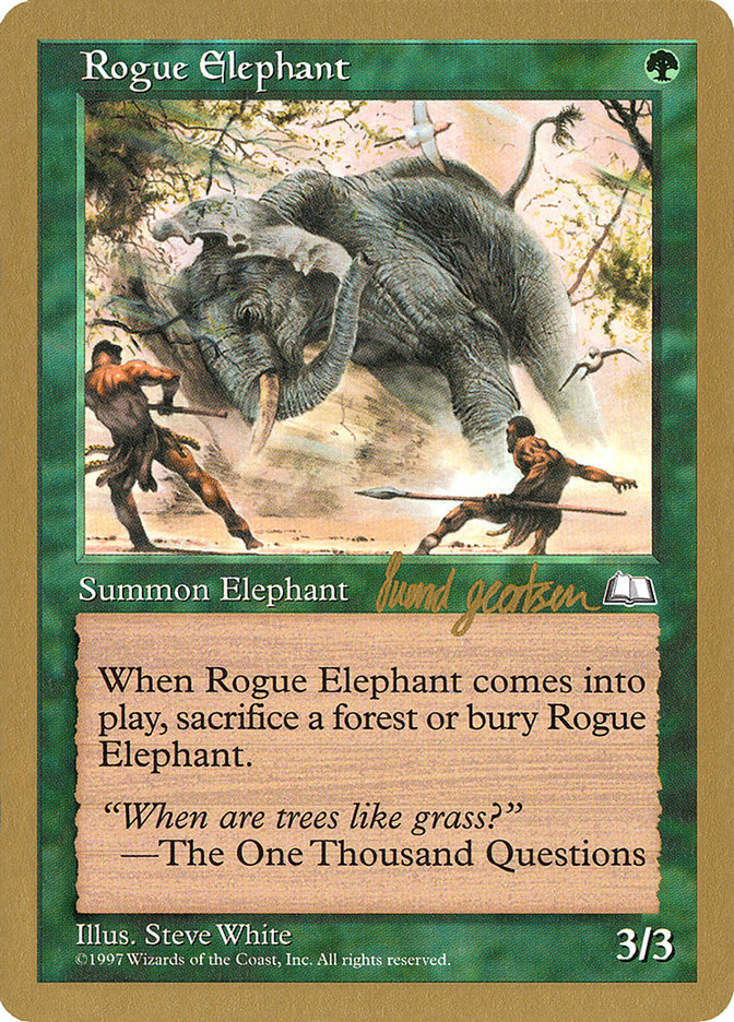 Rogue Elephant (Svend Geertsen) [World Championship Decks 1997] | Jack's On Queen