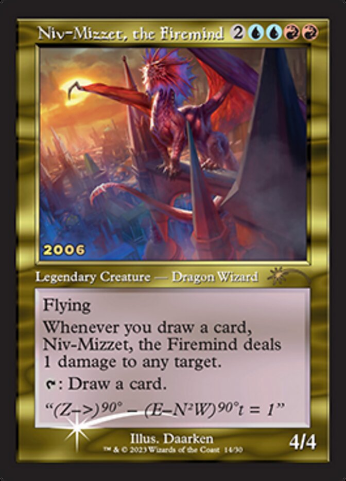 Niv-Mizzet, the Firemind [30th Anniversary Promos] | Jack's On Queen