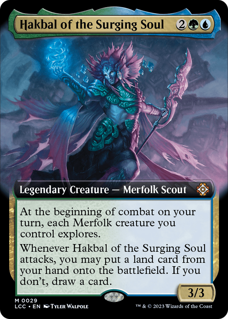 Hakbal of the Surging Soul (Extended Art) [The Lost Caverns of Ixalan Commander] | Jack's On Queen