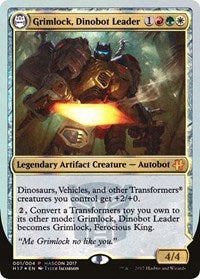 Grimlock, Dinobot Leader // Grimlock, Ferocious King [HasCon 2017] | Jack's On Queen