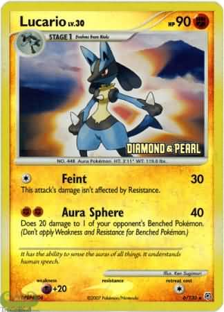 Lucario (6/130) [Burger King Promos: 2008 Collection] | Jack's On Queen