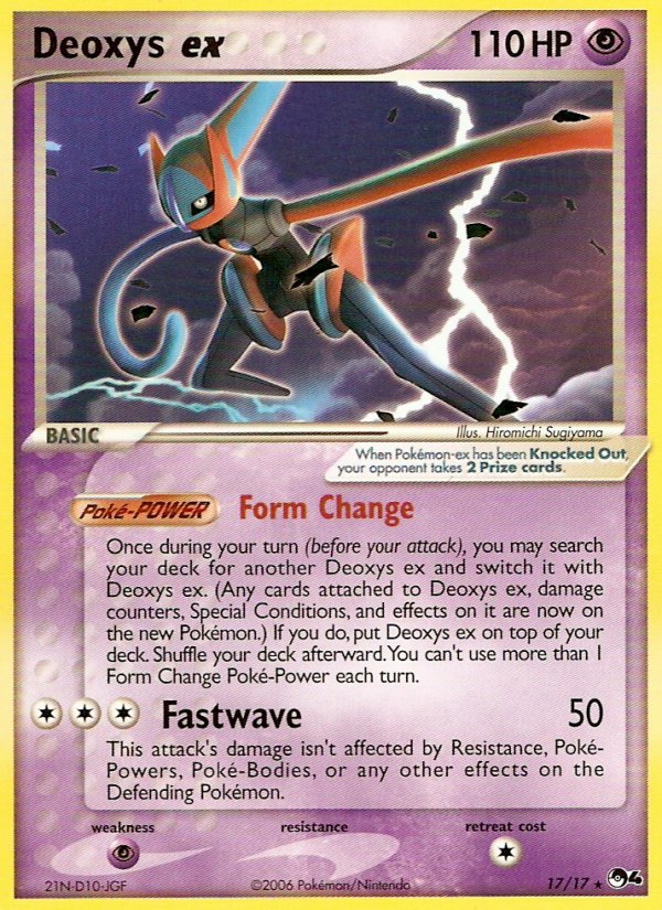 Deoxys ex (17/17) [POP Series 4] | Jack's On Queen