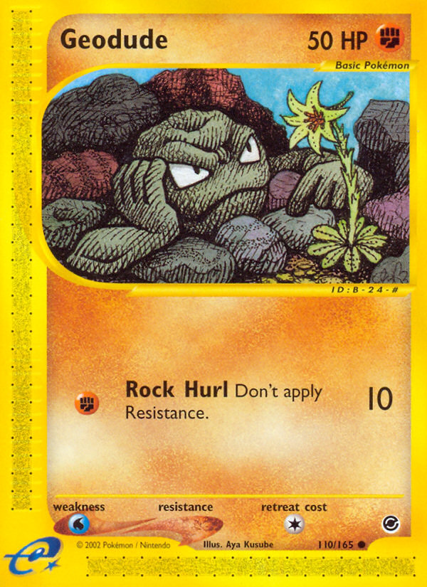 Geodude (110/165) [Expedition: Base Set] | Jack's On Queen