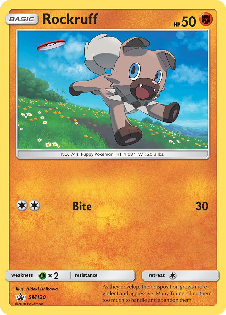 Rockruff (SM120) [Sun & Moon: Black Star Promos] | Jack's On Queen