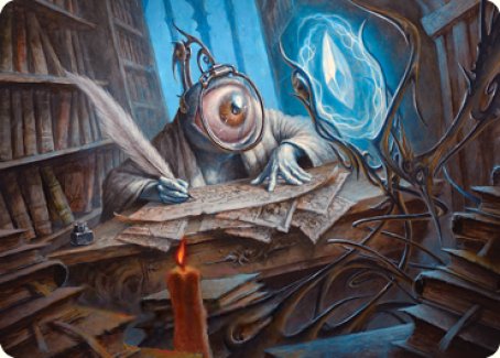 Unblinking Observer Art Card [Innistrad: Midnight Hunt Art Series] | Jack's On Queen