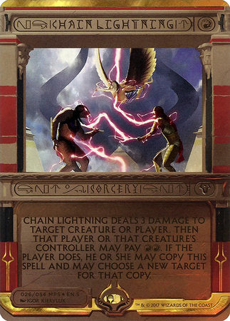 Chain Lightning [Amonkhet Invocations] | Jack's On Queen