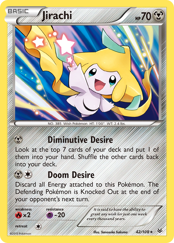 Jirachi (42/108) [XY: Roaring Skies] | Jack's On Queen