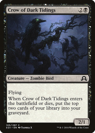 Crow of Dark Tidings [Shadows over Innistrad] | Jack's On Queen