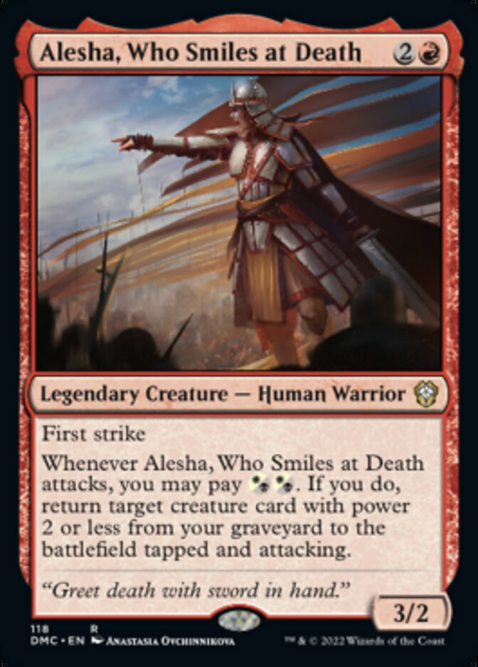 Alesha, Who Smiles at Death [Dominaria United Commander] | Jack's On Queen
