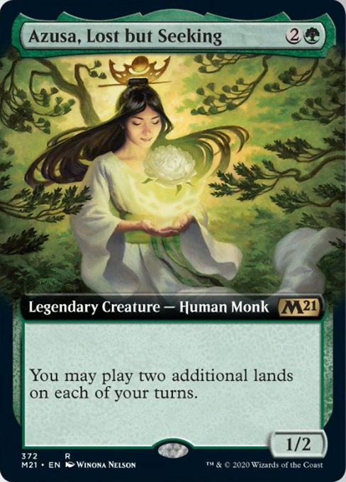 Azusa, Lost but Seeking (Extended Art) [Core Set 2021] | Jack's On Queen