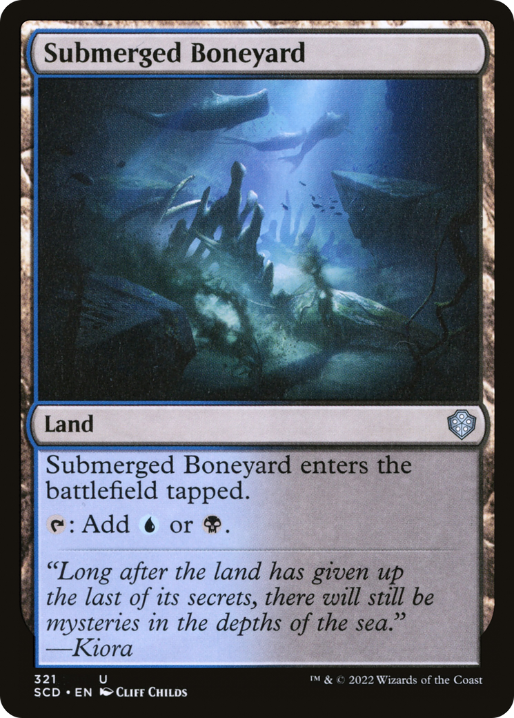 Submerged Boneyard [Starter Commander Decks] | Jack's On Queen