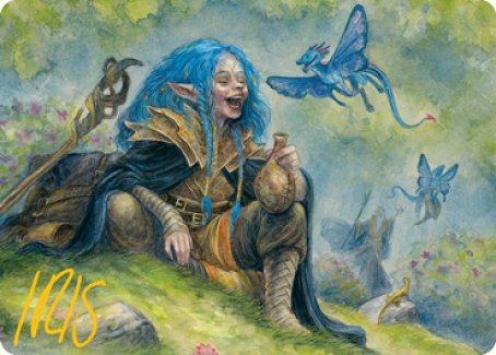 Feywild Trickster Art Card (Gold-Stamped Signature) [Dungeons & Dragons: Adventures in the Forgotten Realms Art Series] | Jack's On Queen