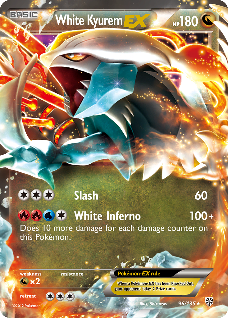 White Kyurem EX (96/135) [Black & White: Plasma Storm] | Jack's On Queen