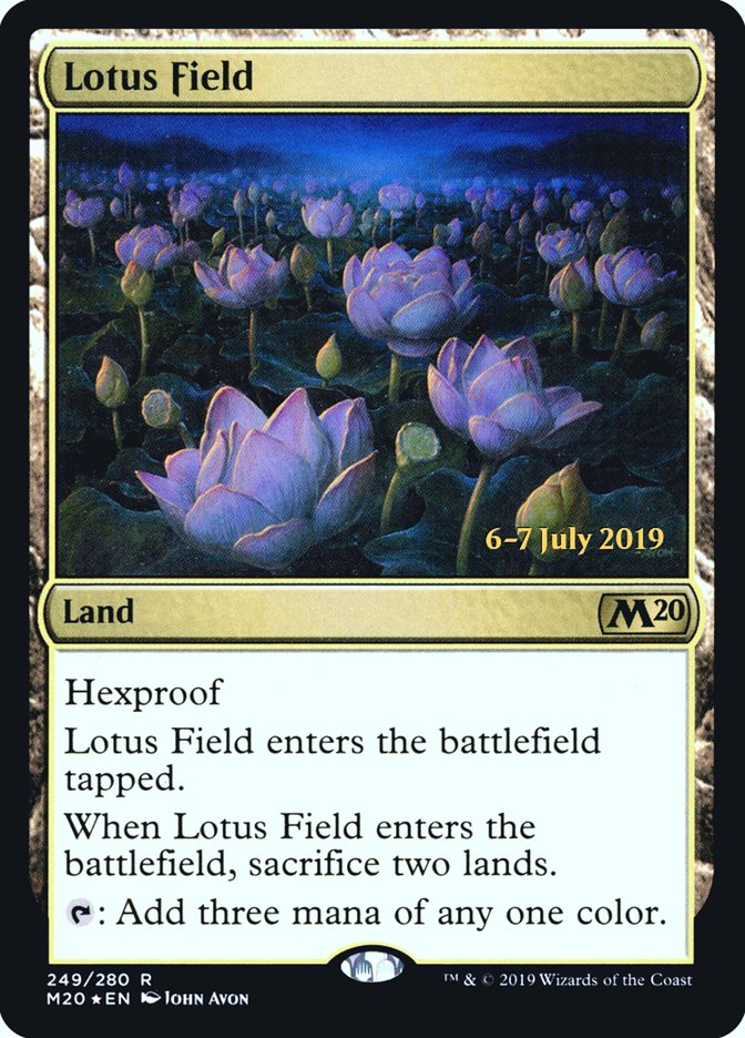 Lotus Field  [Core Set 2020 Prerelease Promos] | Jack's On Queen