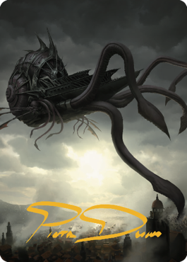 Nautiloid Ship Art Card (Gold-Stamped Signature) [Commander Legends: Battle for Baldur's Gate Art Series] | Jack's On Queen