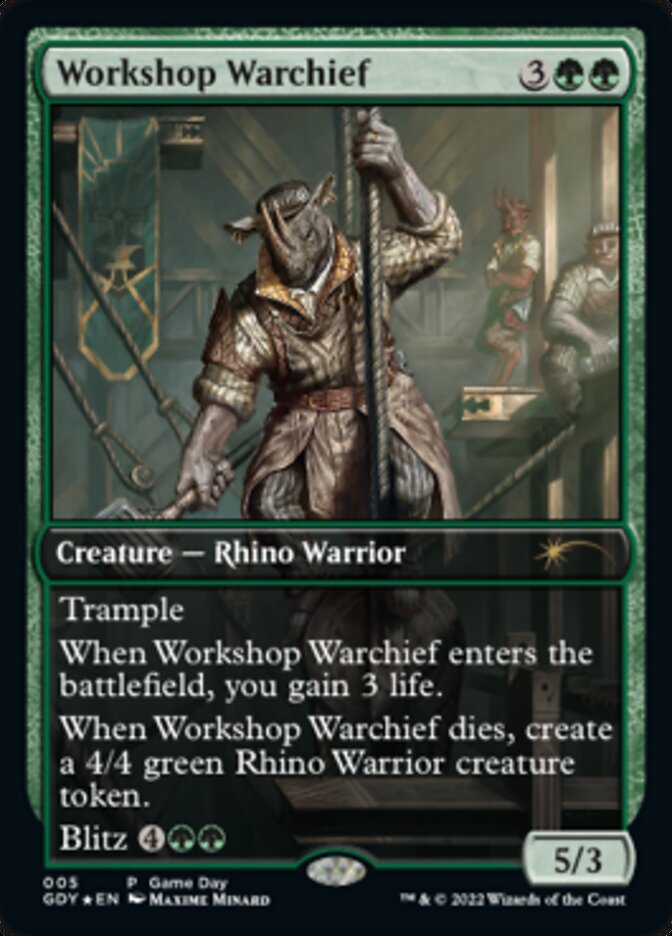 Workshop Warchief [Game Day 2022] | Jack's On Queen