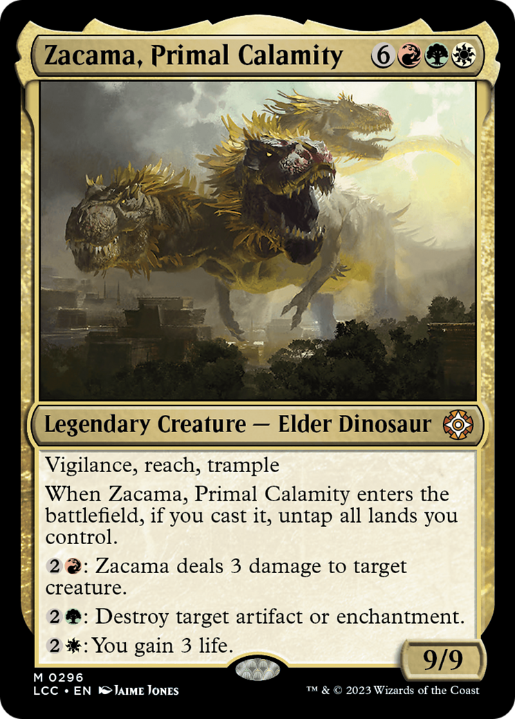 Zacama, Primal Calamity [The Lost Caverns of Ixalan Commander] | Jack's On Queen