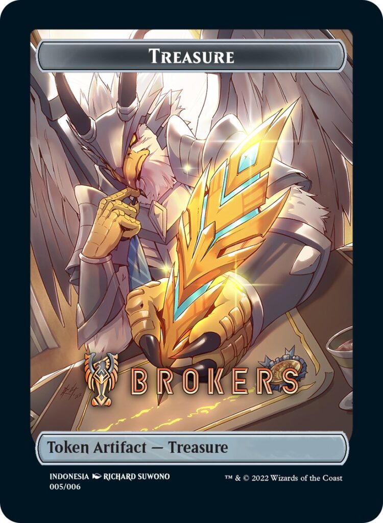 Treasure Token (Brokers) (Southeast Asia Artists) [Streets of New Capenna Tokens] | Jack's On Queen