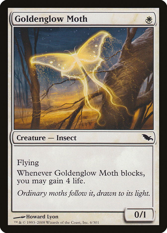 Goldenglow Moth [Shadowmoor] | Jack's On Queen