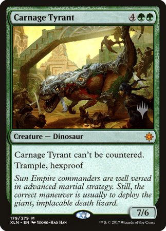 Carnage Tyrant [Ixalan Promos] | Jack's On Queen