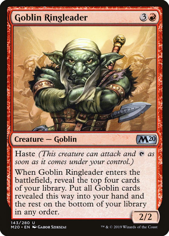 Goblin Ringleader [Core Set 2020] | Jack's On Queen