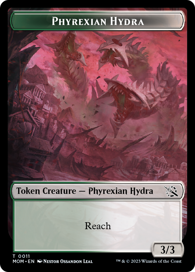 Phyrexian Hydra Token (11) [March of the Machine Tokens] | Jack's On Queen