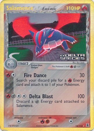 Salamence (14/113) (Delta Species) (Stamped) [EX: Delta Species] | Jack's On Queen