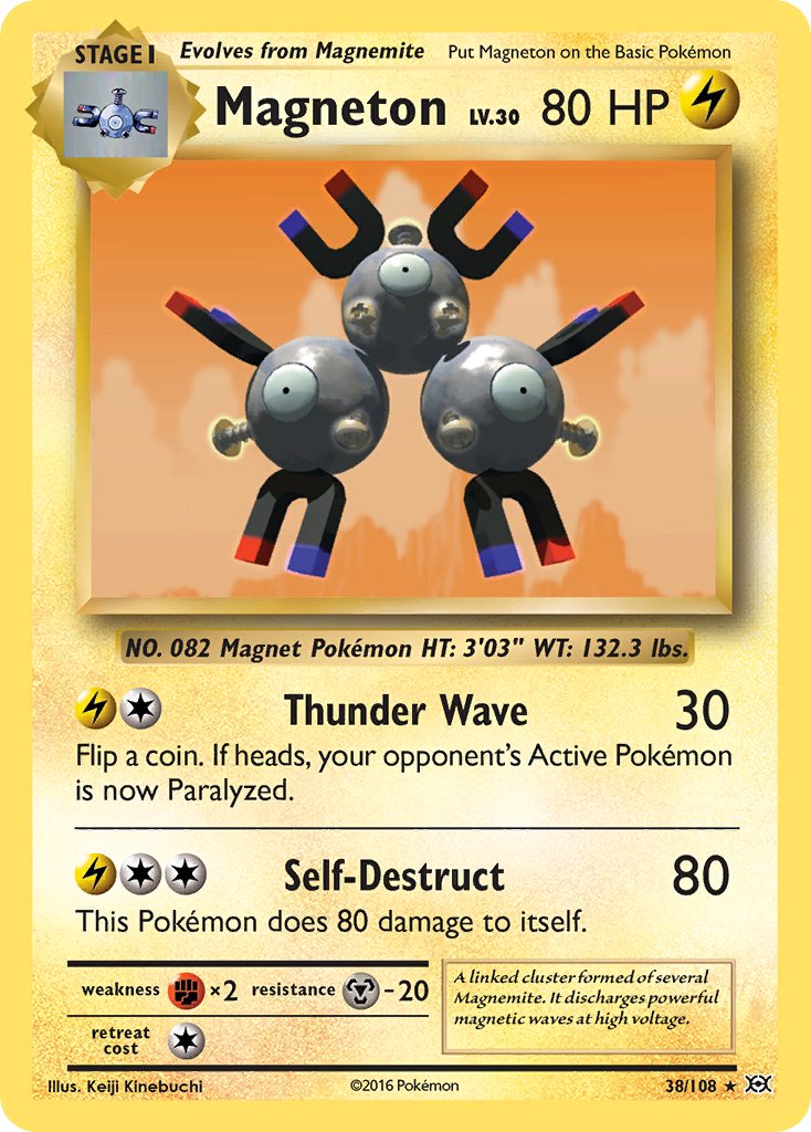 Magneton (38/108) (Theme Deck Exclusive) [XY: Evolutions] | Jack's On Queen