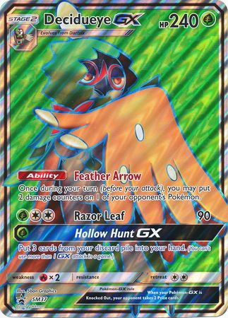 Decidueye GX (SM37) (Jumbo Card) [Sun & Moon: Black Star Promos] | Jack's On Queen